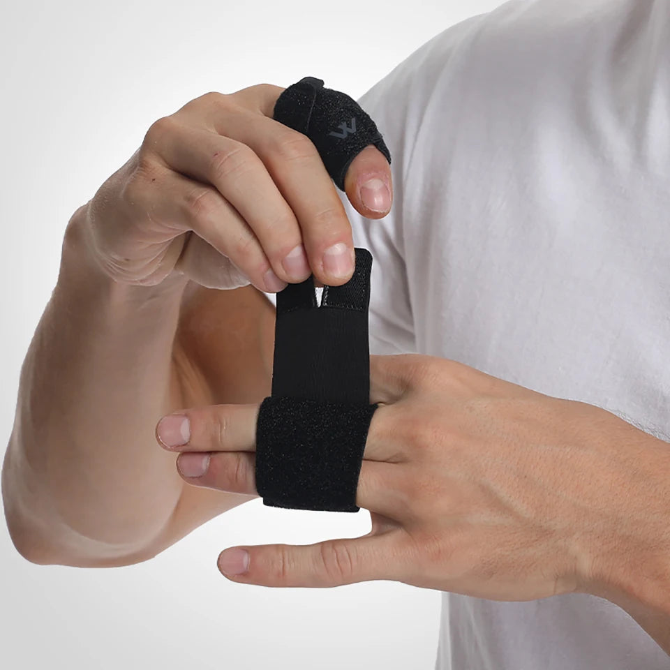Sports Finger Guard Pressure Regulation Extended Binding Strap Stable Support Outdoor Sports Gym Basketball Volleyball Baseball