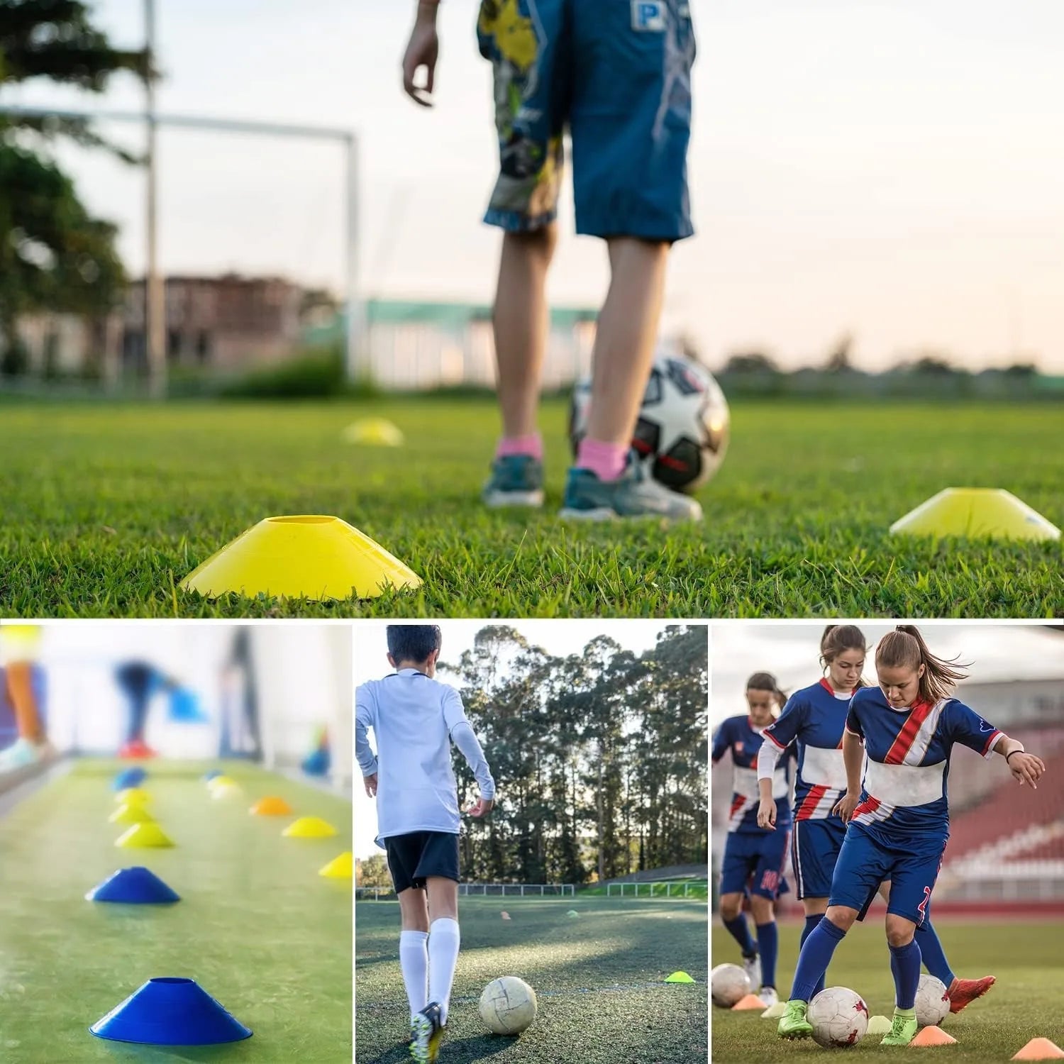 5 Pcs football training plate football cone plate   agility practice  Soccer Cones field marking sports training equipment