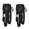 Adjustable D-Ring Ankle Straps for Gym, Home Foot Support Protector,Upgrade Fitness,Dumbbell,Glute,Leg,Workout, Weightlifting