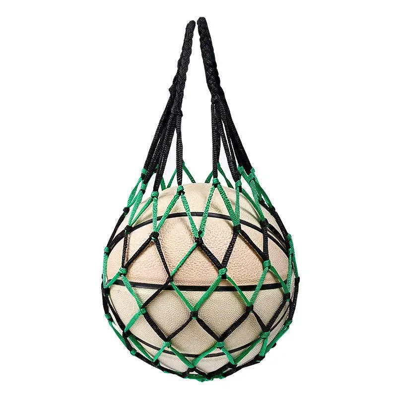 Football Net Bag Nylon Bold Storage Single Ball Carry Portable Equipment Outdoor Sports Soccer Basketball Volleyball