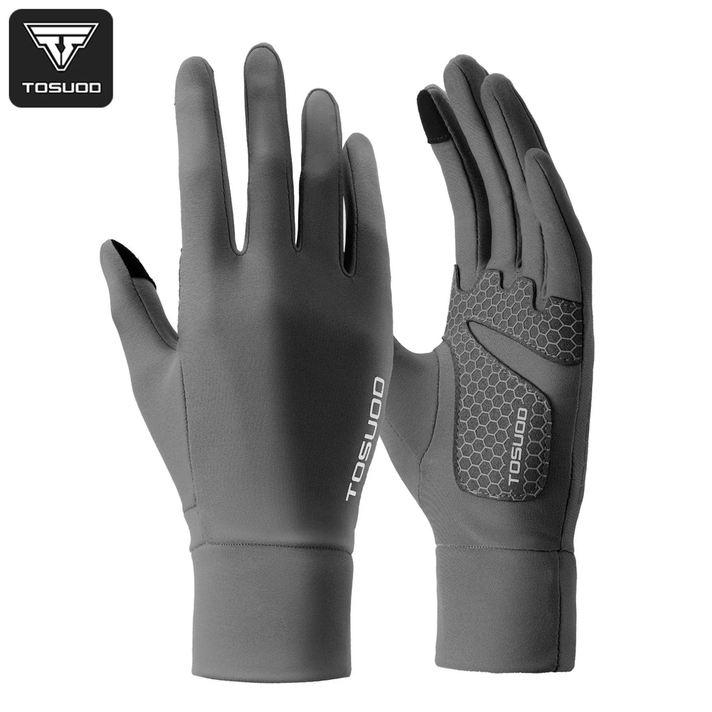 TOSUOD Thermal Gloves Fleece Windproof Warm Gloves Touchscreen Anti-slip for Running Cycling Outdoor Sports Men Women Gloves