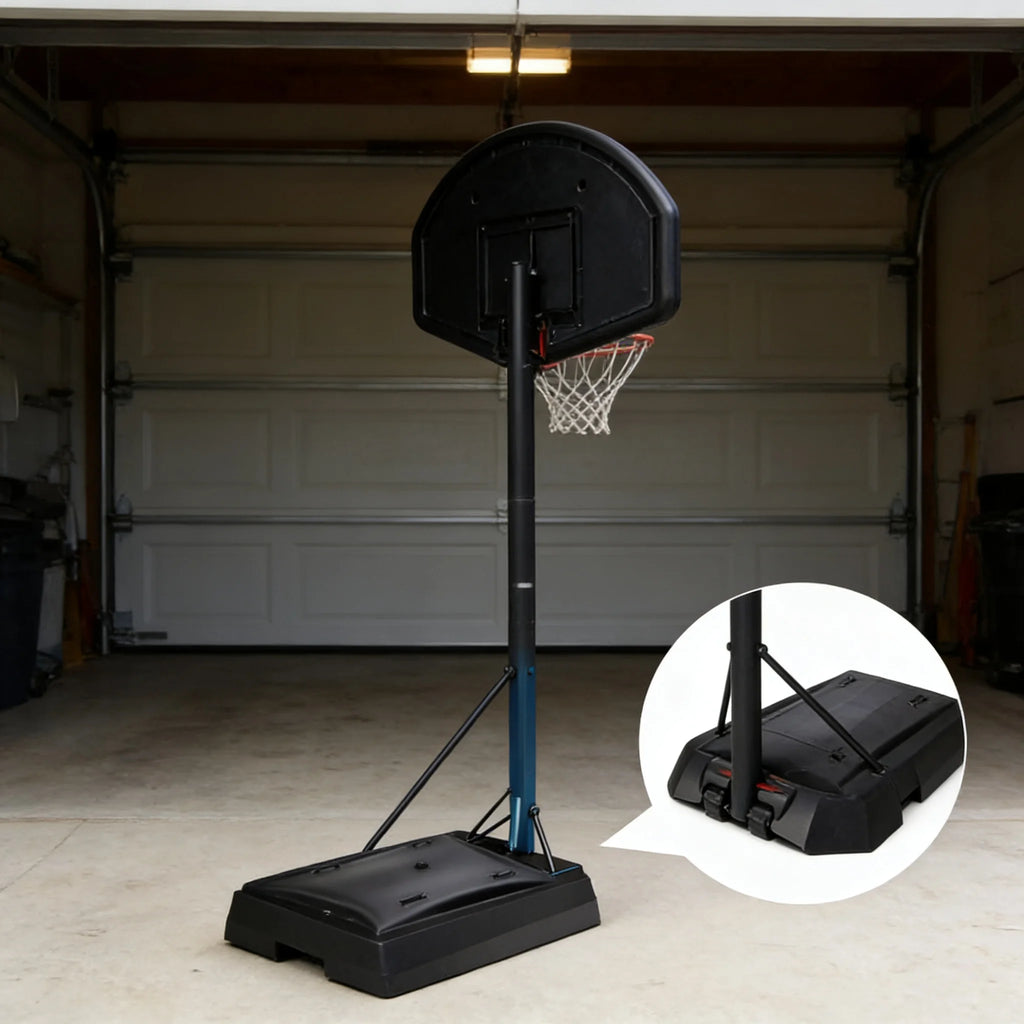 Factory Direct Sales  Standing Basketball Stand with Height Adjustable Hoop Outdoor and Indoor Key Equipment for Courtspromote s