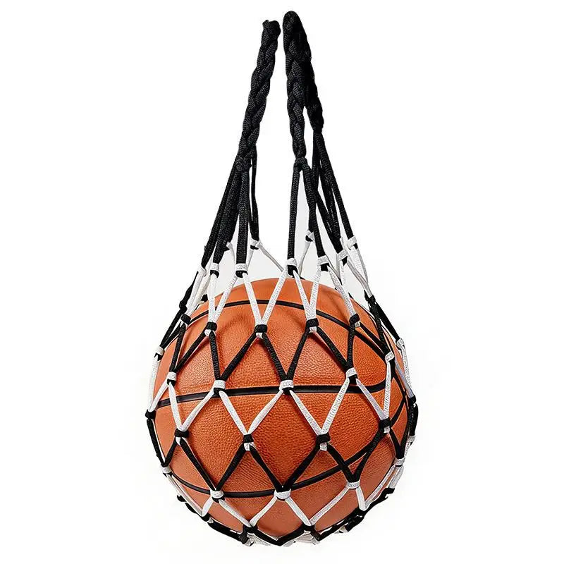 Football Net Bag Nylon Bold Storage Single Ball Carry Portable Equipment Outdoor Sports Soccer Basketball Volleyball