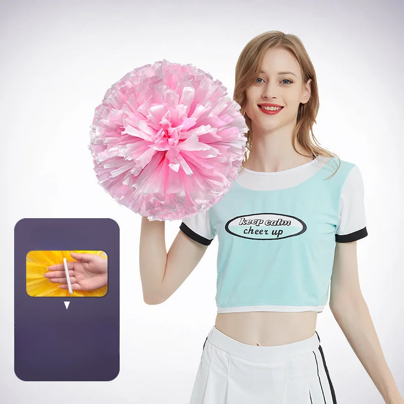 Cheerleading Team Hand Flower Sports Performance Dance Props Cheerleading Dance Flower Ball Cheerleading Team Holding Flowers