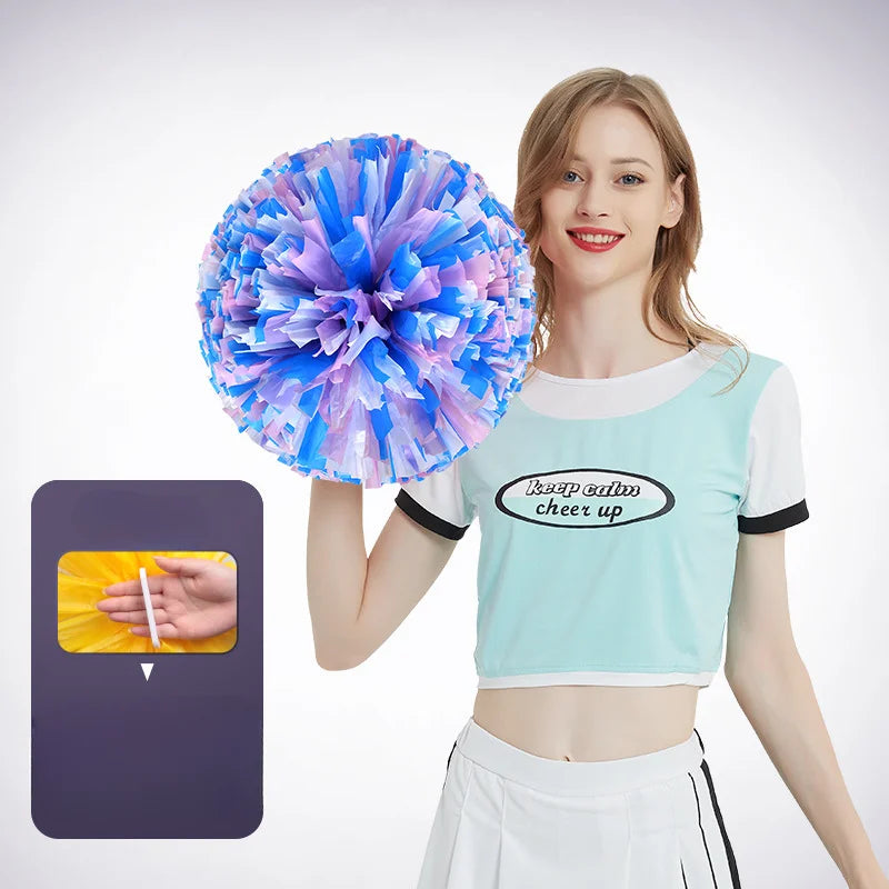Cheerleading Team Hand Flower Sports Performance Dance Props Cheerleading Dance Flower Ball Cheerleading Team Holding Flowers