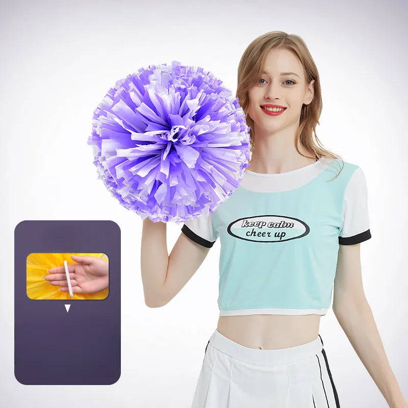Cheerleading Team Hand Flower Sports Performance Dance Props Cheerleading Dance Flower Ball Cheerleading Team Holding Flowers