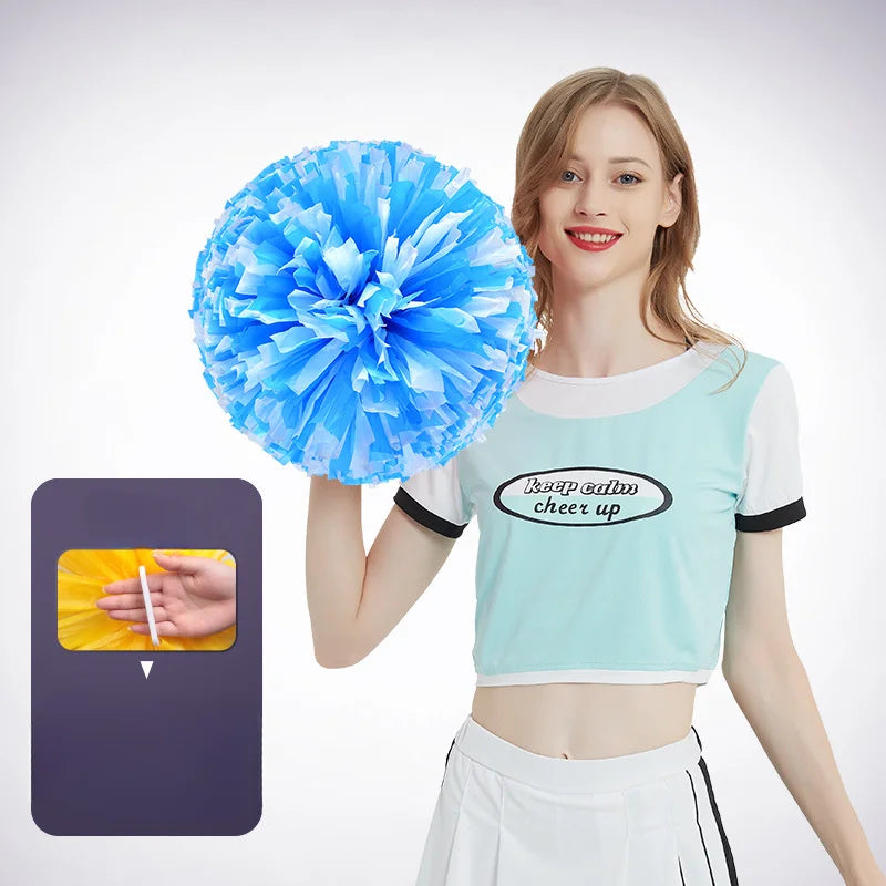 Cheerleading Team Hand Flower Sports Performance Dance Props Cheerleading Dance Flower Ball Cheerleading Team Holding Flowers