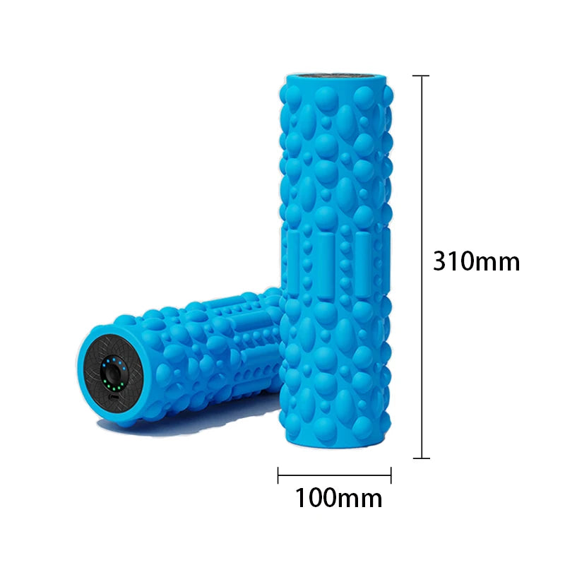 Vibrating Massage Ball Rechargeable 5 Gears  Portable Peanut Massager Vibrating Foam Roller For Fitness Mobility Yoga Relaxation