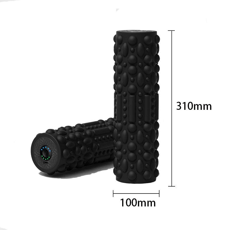 Vibrating Massage Ball Rechargeable 5 Gears  Portable Peanut Massager Vibrating Foam Roller For Fitness Mobility Yoga Relaxation