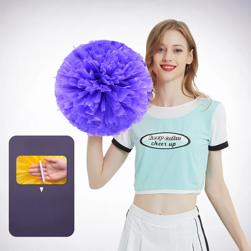 Cheerleading Team Hand Flower Sports Performance Dance Props Cheerleading Dance Flower Ball Cheerleading Team Holding Flowers