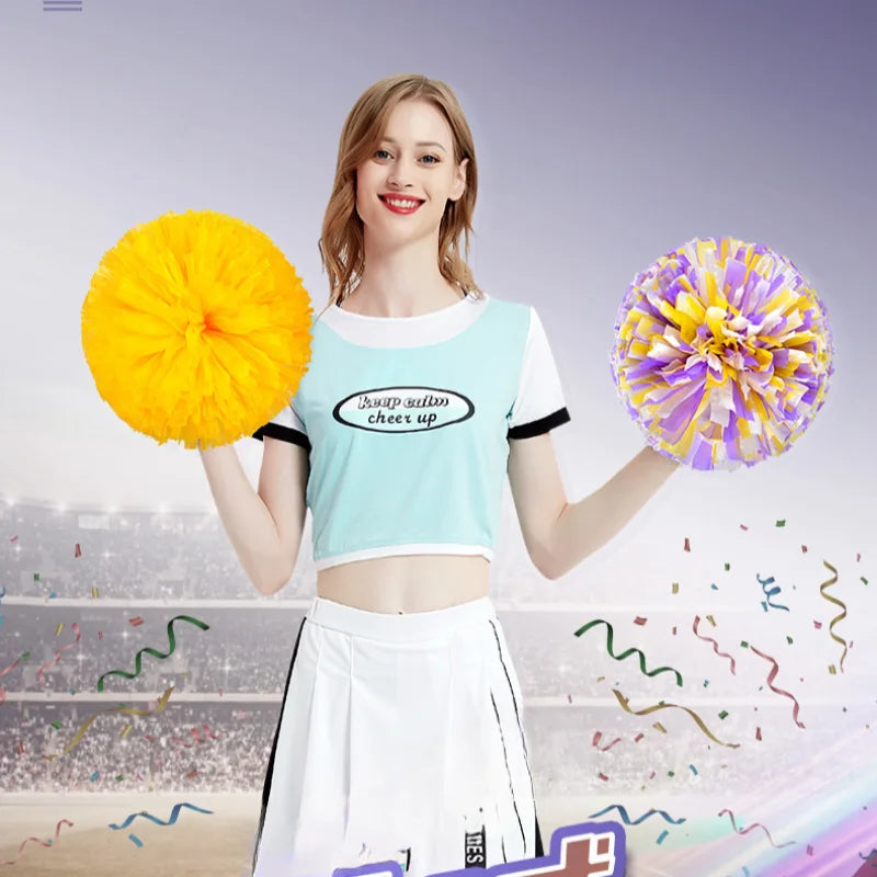 Cheerleading Team Hand Flower Sports Performance Dance Props Cheerleading Dance Flower Ball Cheerleading Team Holding Flowers