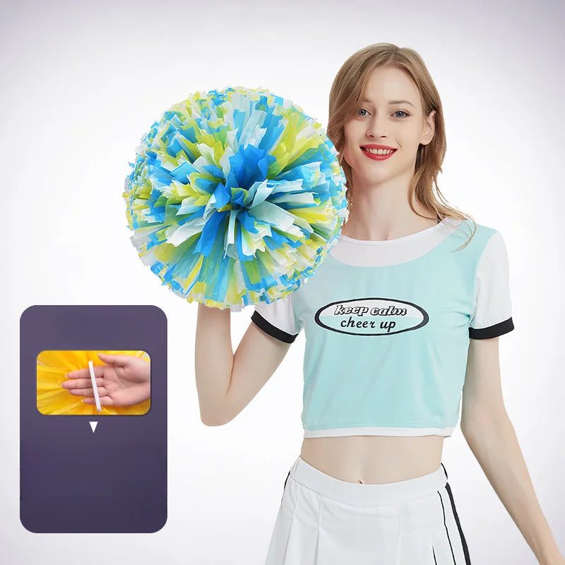 Cheerleading Team Hand Flower Sports Performance Dance Props Cheerleading Dance Flower Ball Cheerleading Team Holding Flowers
