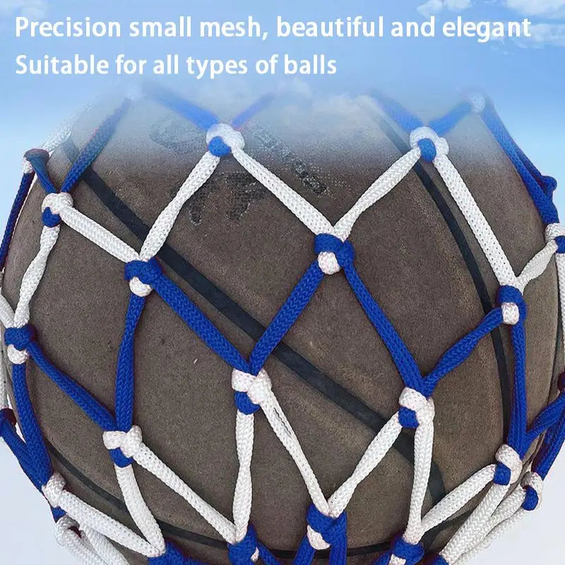Football Net Bag Nylon Bold Storage Single Ball Carry Portable Equipment Outdoor Sports Soccer Basketball Volleyball