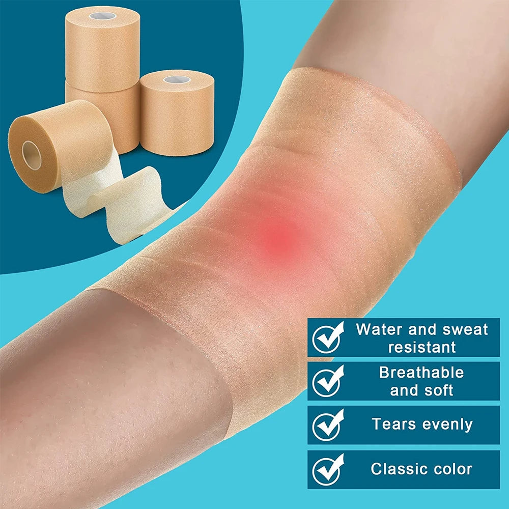 2PCS Foam Prewrap Athletic Tape Sports Wraps Prewrap & Athletic Tape Pre Wrap Tape Breathable Sports Tape Pre Wrap for Running