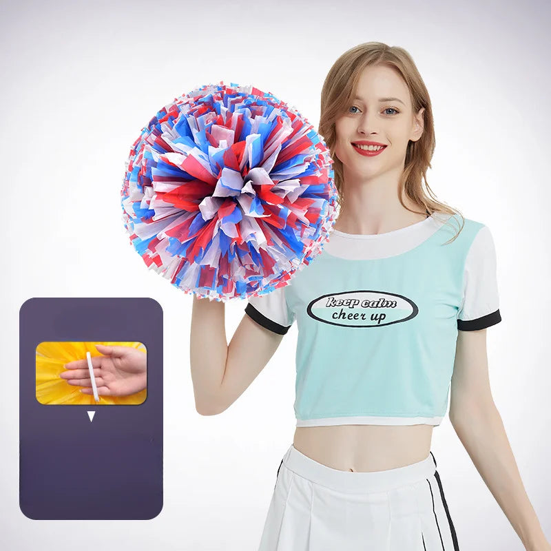 Cheerleading Team Hand Flower Sports Performance Dance Props Cheerleading Dance Flower Ball Cheerleading Team Holding Flowers