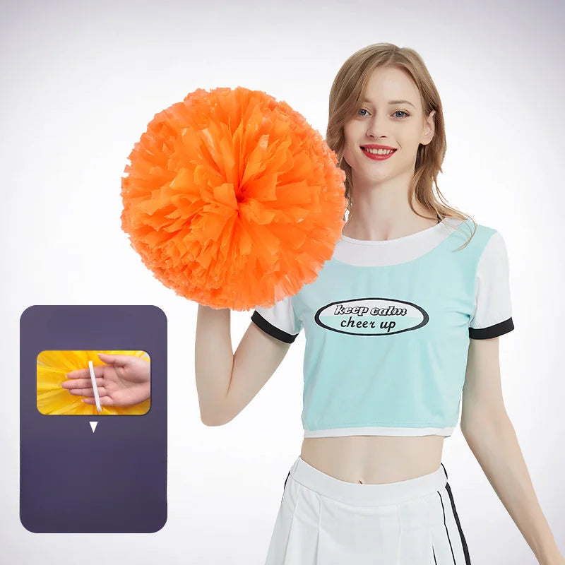 Cheerleading Team Hand Flower Sports Performance Dance Props Cheerleading Dance Flower Ball Cheerleading Team Holding Flowers