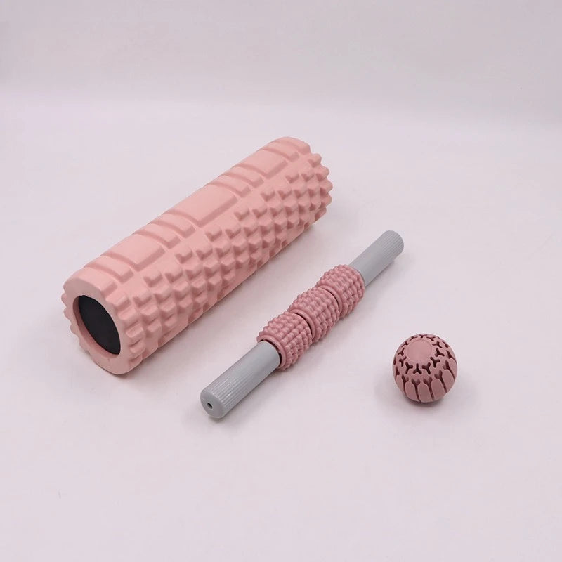 30cm Yoga Column Gym Fitness Pilates Foam Roller Exercise Back Massage Roller Yoga Brick Home Fitness Equipment Fascia Ball