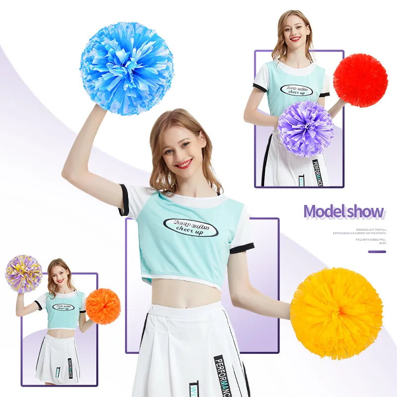 Cheerleading Team Hand Flower Sports Performance Dance Props Cheerleading Dance Flower Ball Cheerleading Team Holding Flowers