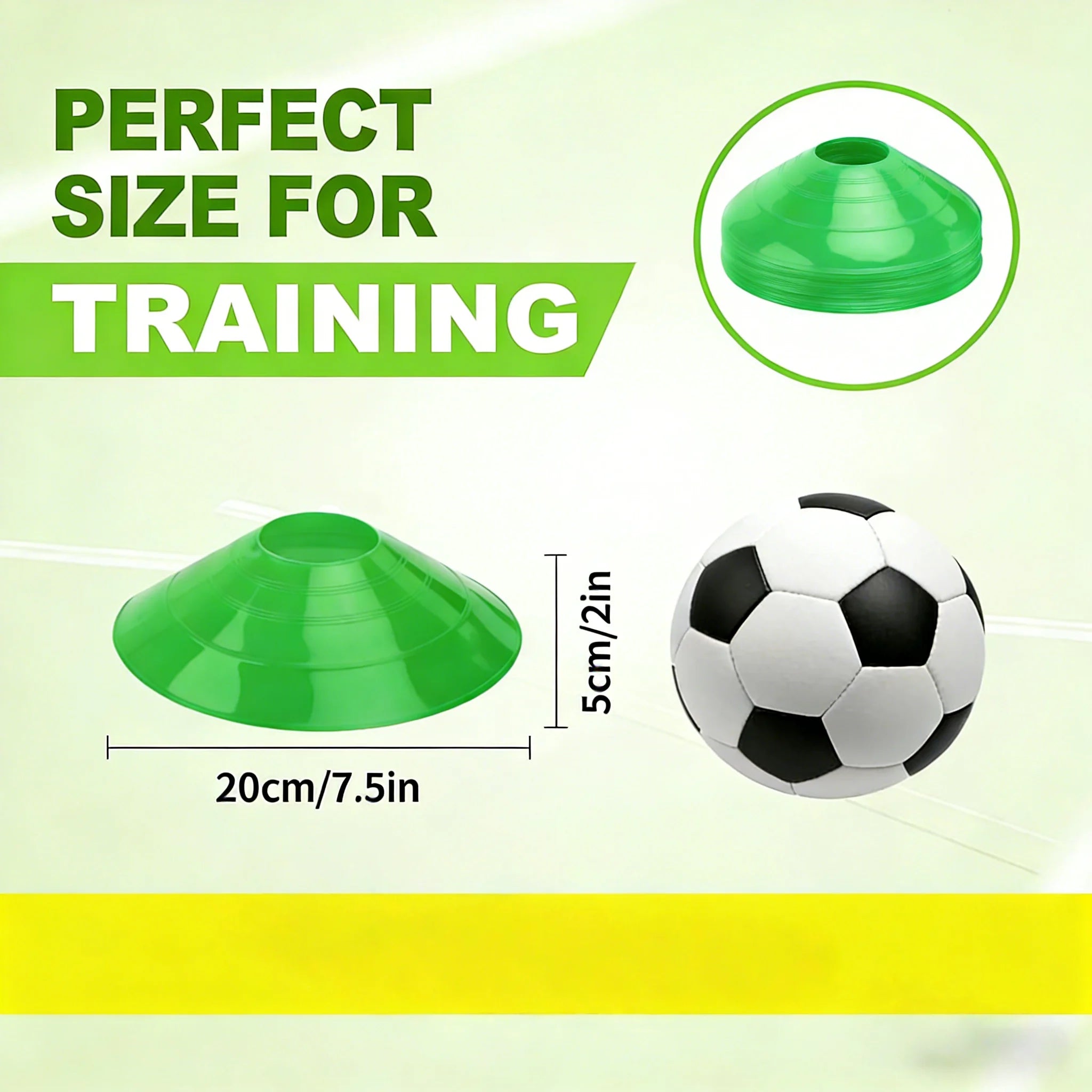 5 Pcs football training plate football cone plate   agility practice  Soccer Cones field marking sports training equipment
