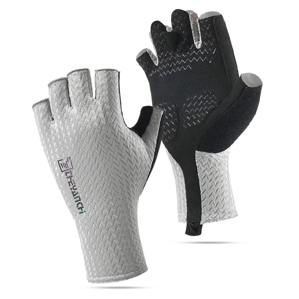 KoKossi Summer Breathable Anti-Slip Bicycle Gloves Half Finger Fitness Shock Absorbing Sports Gear Road MTB Bike For Men Women