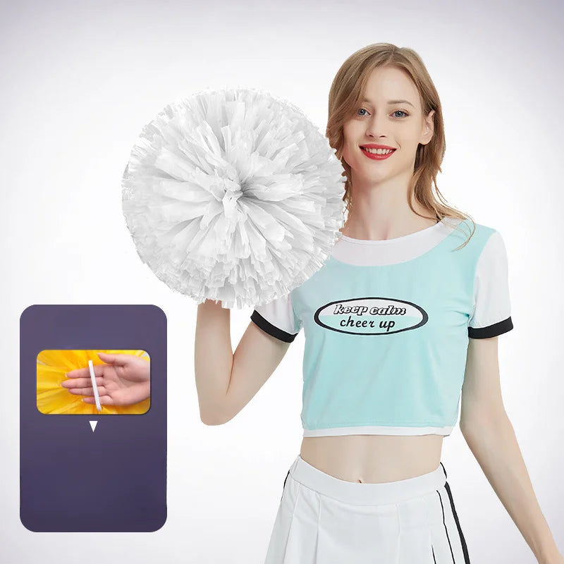 Cheerleading Team Hand Flower Sports Performance Dance Props Cheerleading Dance Flower Ball Cheerleading Team Holding Flowers