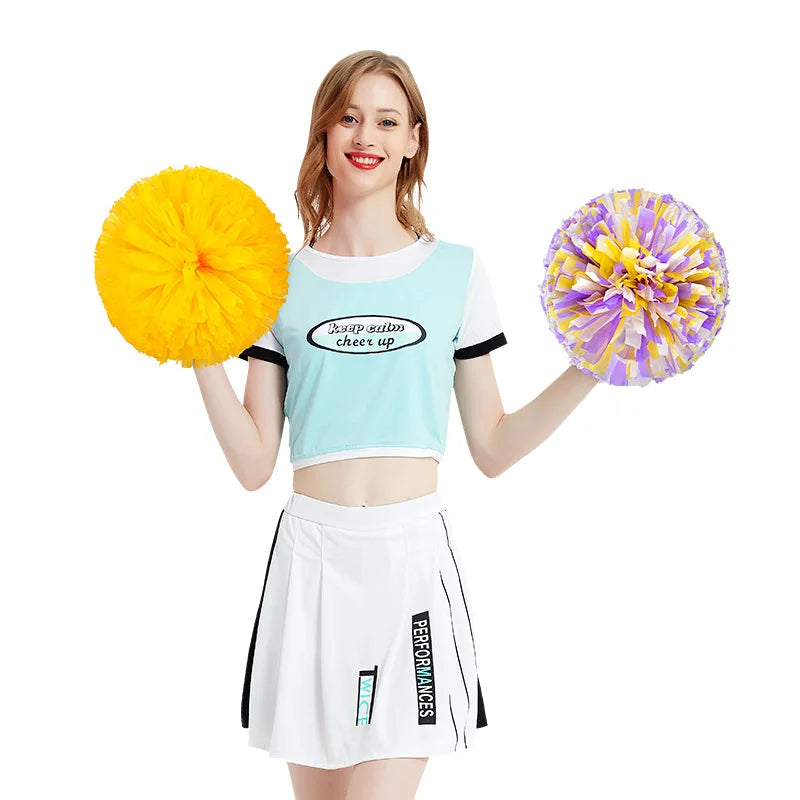 Cheerleading Team Hand Flower Sports Performance Dance Props Cheerleading Dance Flower Ball Cheerleading Team Holding Flowers