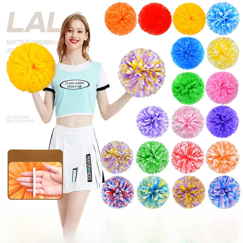 Cheerleading Team Hand Flower Sports Performance Dance Props Cheerleading Dance Flower Ball Cheerleading Team Holding Flowers