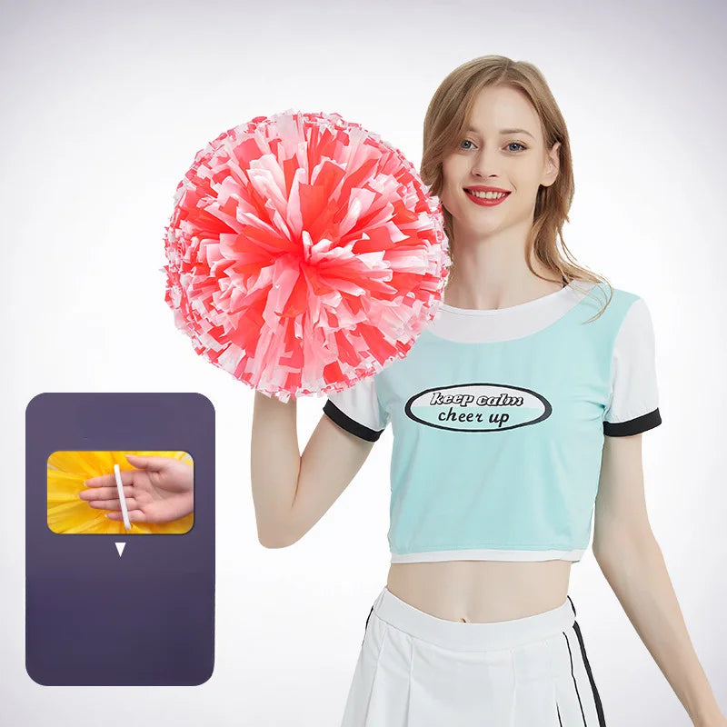 Cheerleading Team Hand Flower Sports Performance Dance Props Cheerleading Dance Flower Ball Cheerleading Team Holding Flowers