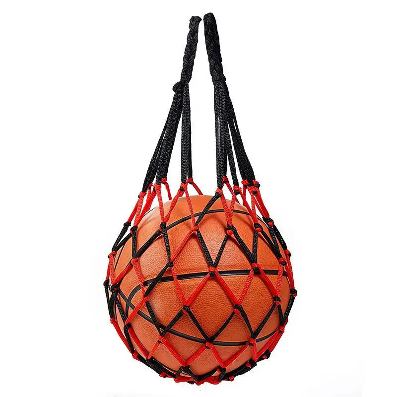 Football Net Bag Nylon Bold Storage Single Ball Carry Portable Equipment Outdoor Sports Soccer Basketball Volleyball